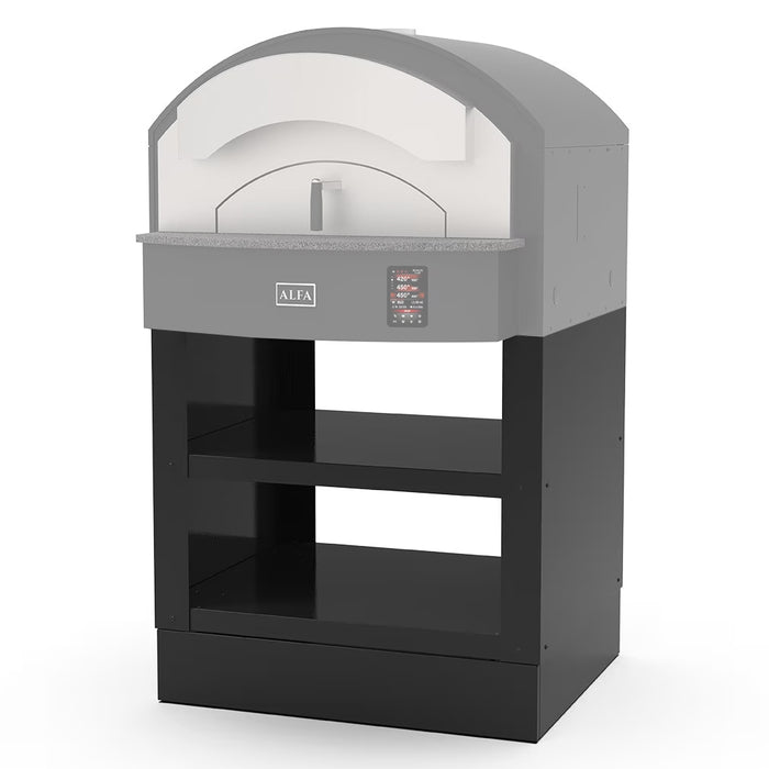 Alfa Zeno 4 Pizze Black Oven Base - BPZ4PNER