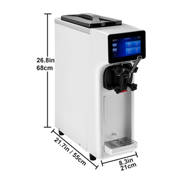 Nella 4.5L Commercial Countertop Soft Ice Cream Machine - 110V, 10-15L/hr Output