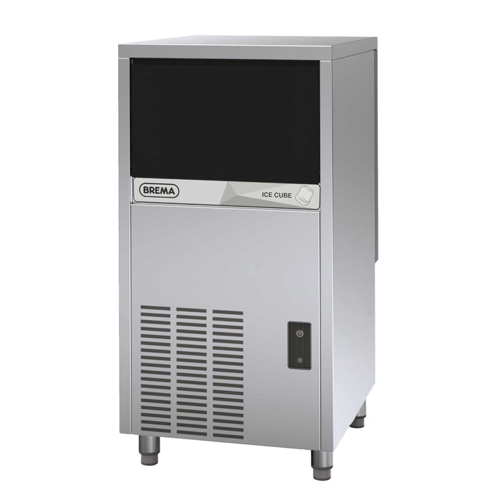 Brema CB249A HC AWS 15" Air Cooled Undercounter Regular Sized Cube Ice Machine - 62 Lbs.