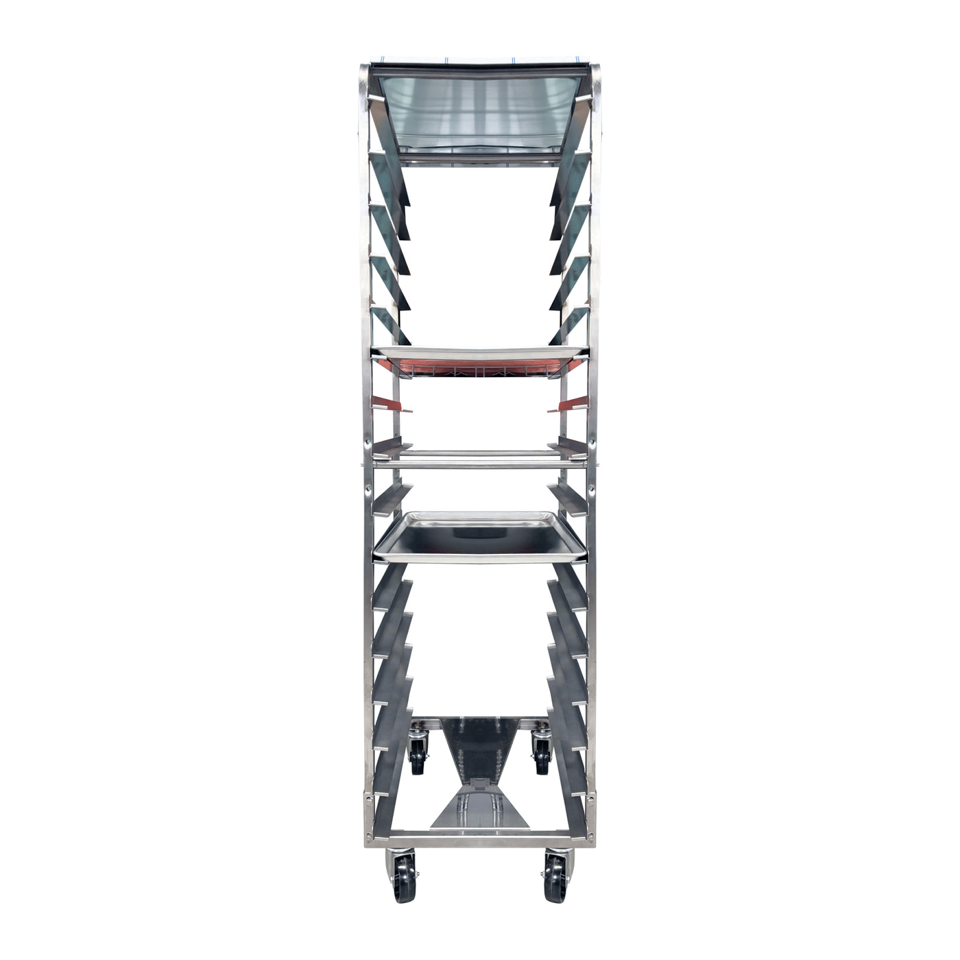 Nella 20-Tier Welded Rack with Removable Top Cover and High Heat Casto ...