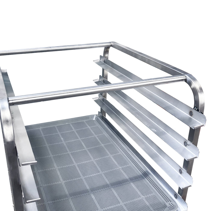 Nella 20-Tier Welded Rack with Removable Top Cover and High Heat Castors for Roll-In Ovens - BSK-20