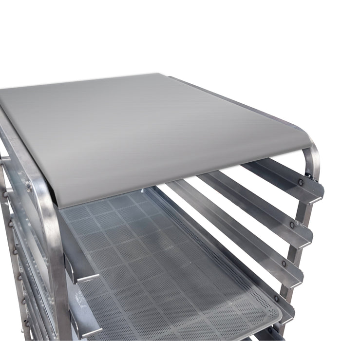 Nella 20-Tier Welded Rack with Removable Top Cover and High Heat Castors for Roll-In Ovens - BSK-20