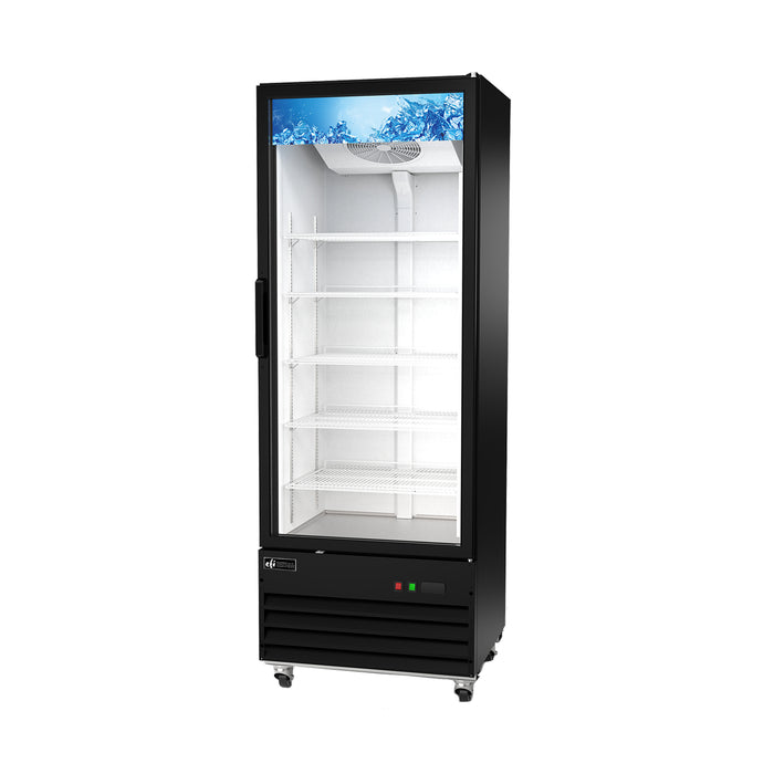 EFI C1-29GDX 29" X-Line Glass Door Refrigerated Merchandiser - 18.7 Cu. Ft.