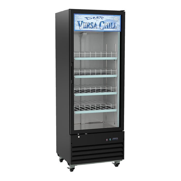 EFI C1Z-29GDVCX 29" X-Line Deep Chill Single Glass Door Cooler - 22.9 Cu. Ft.