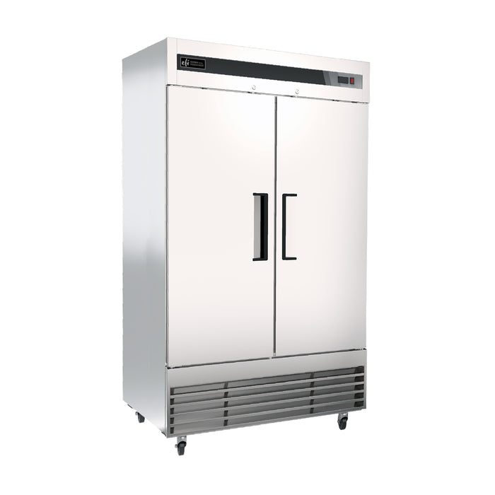 EFI C2-39VCX 39" X-Line Bottom Mount Solid 2-Door Reach-In Refrigerator - 26.5 Cu. Ft.
