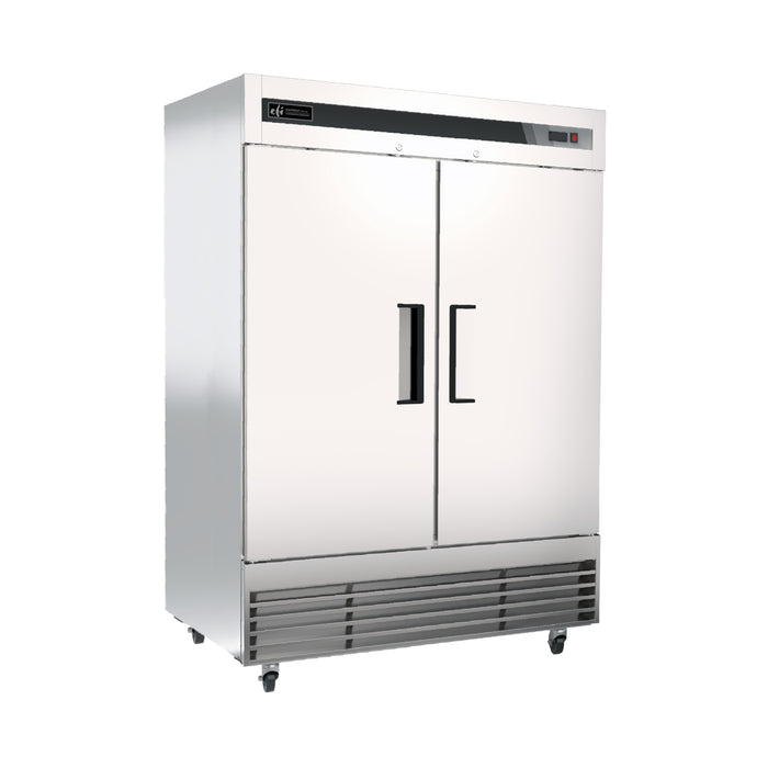EFI C2-54VCX 54" X-Line Bottom Mount Solid 2-Door Reach-In Refrigerator - 47 Cu. Ft.