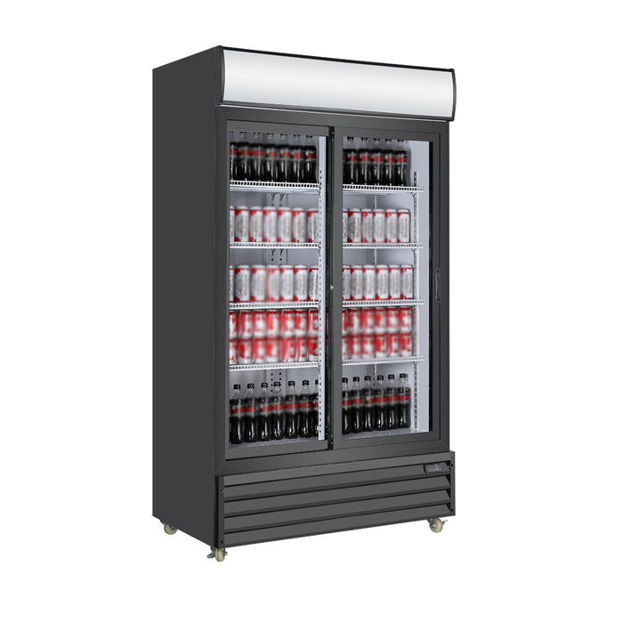 EFI C2S-39GD 39" Glass Sliding 2-Door Refrigerated Merchandiser - 24.4 Cu. Ft.