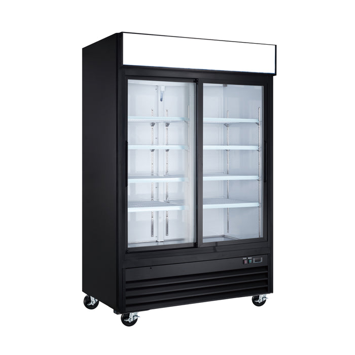 EFI C2S-53GDVCX 53" X-Line 2-Glass Door Refrigerated Merchandiser - 45 Cu. Ft.