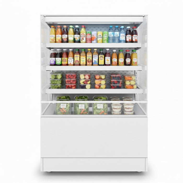 Igloo 36" White High Profile Open Display Merchandiser - C2URHOMP3
