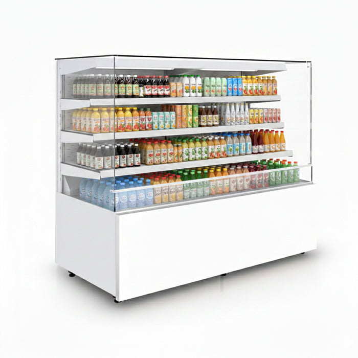 Igloo 71" White High Profile Open Display Merchandiser - C2URHOMP6