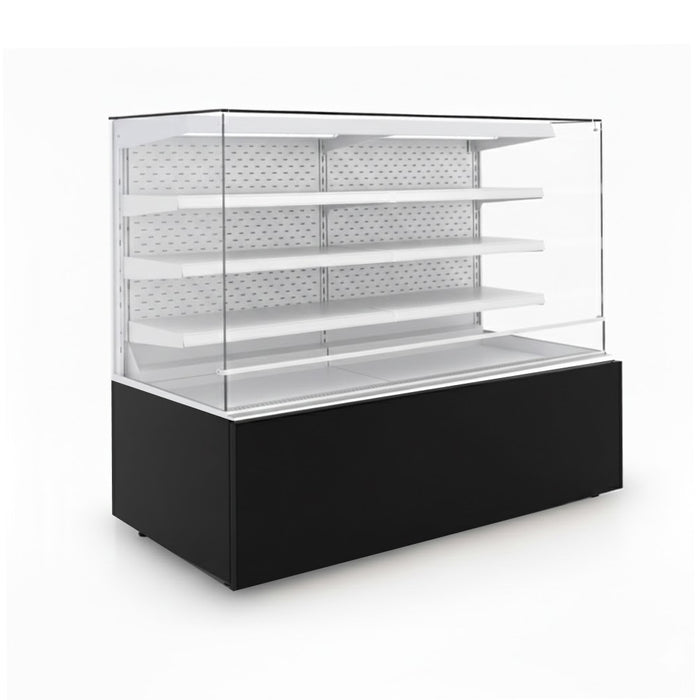 Igloo 71" Black High Profile Open Display Merchandiser - C2URHOMP6