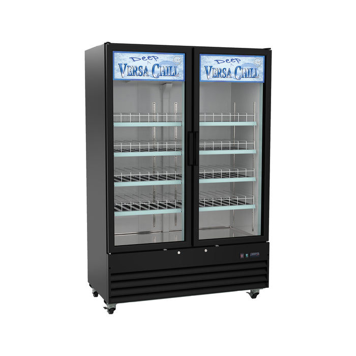 EFI C2Z-54GDVCX 54" X-Line Glass 2-Door Refrigerated Merchandiser - 39.6 Cu. Ft.