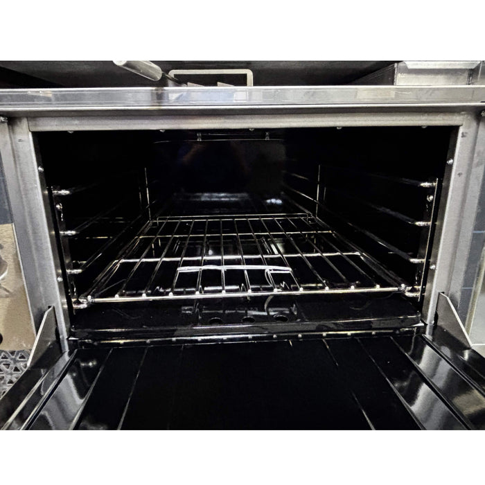 (SHOWROOM MODEL) Garland C36-ARR 36" Cuisine Series Cast-Iron Natural Gas Radiant Charbroiler Range with Standard Oven - 148,000 BTU