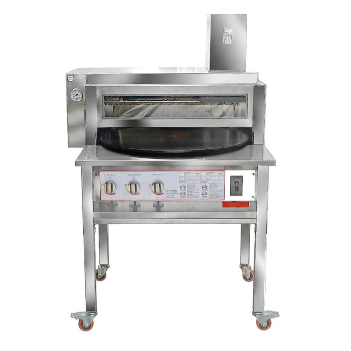 Nella 39" x 34" Stainless Steel Rotative Tandoor Oven - CA-30 Deluxe
