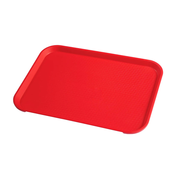 Cambro 1014FF163 10" x 14" Fast Food Tray - Red