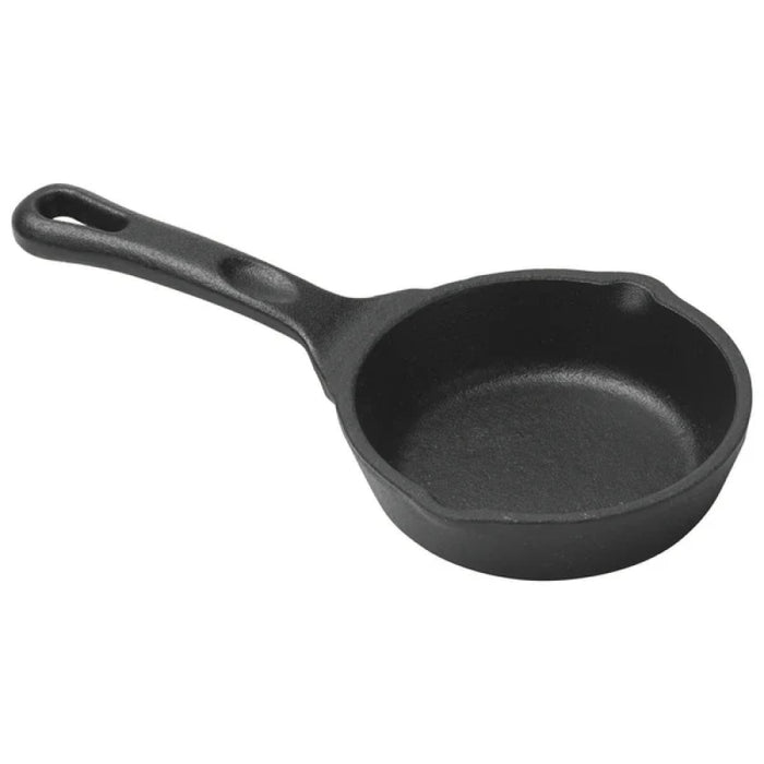 Winco CAST-3 3.5" FireIron Mini Cast Iron Skillet