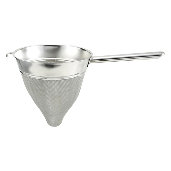 Winco CCB-10 10" Stainless Steel Bouillon Strainer With Extra Fine Mesh