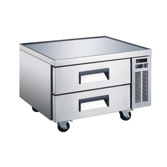 EFI CCB-36VCX 36" X-Line 2-Drawer Refrigerated Chef Base - 6.5 Cu. Ft.