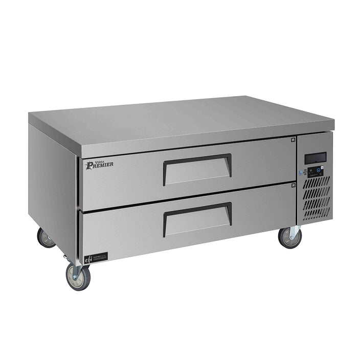 EFI Premier CCB-52VCP 52" 2-Drawer Refrigerated Chef Base - 4.1 Cu. Ft.