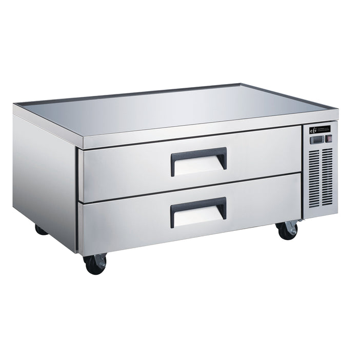 EFI CCB-52VCX 52" X-Line 2-Drawer Refrigerated Chef Base - 10.5 Cu. Ft.