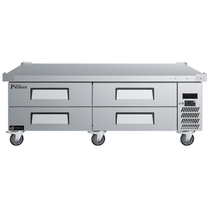 EFI Premier CCB-72VCP 72" 4-Drawer Refrigerated Chef Base - 5.5 Cu. Ft.
