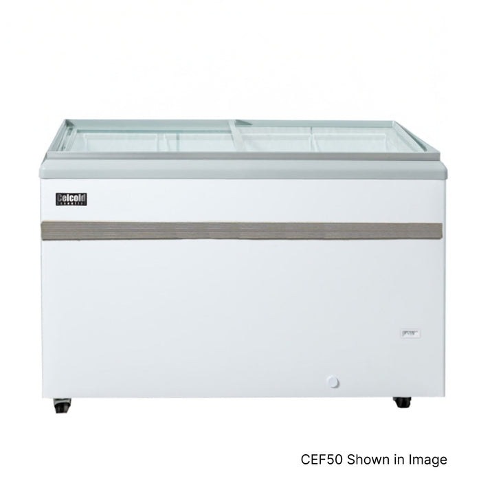 Celcold 41" Glass Sliding Door Ice Cream Cabinet - CEF40
