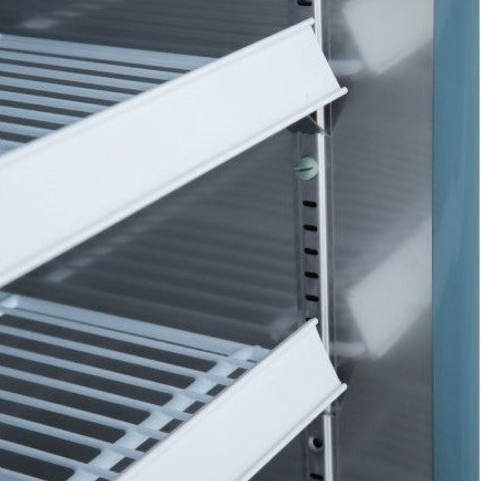 EconoCold 29" Single Glass Door Stainless Steel Reach-In Freezer - CFD-1FF-G-HC