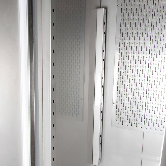EconoCold 54" Solid 2-Door Stainless Steel Reach-In Freezer - CFD-2FF-HC
