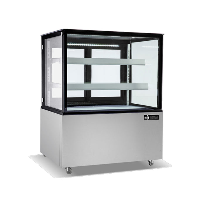 EFI CGSM-6148 61" Straight Sided Glass Refrigerated Display Case - 18 Cu. Ft.