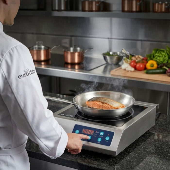 Eurodib CI3500 Single Commercial Induction Cooker - 240V