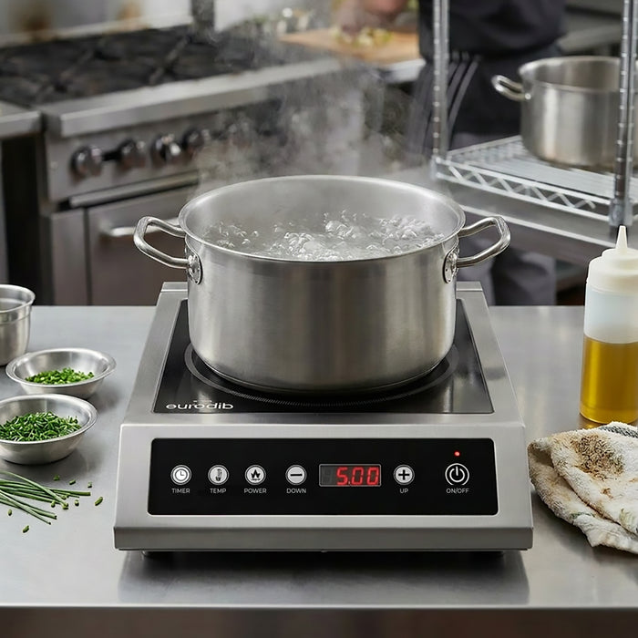 Eurodib CIP120 Single Commercial Induction Cooker - 120 V