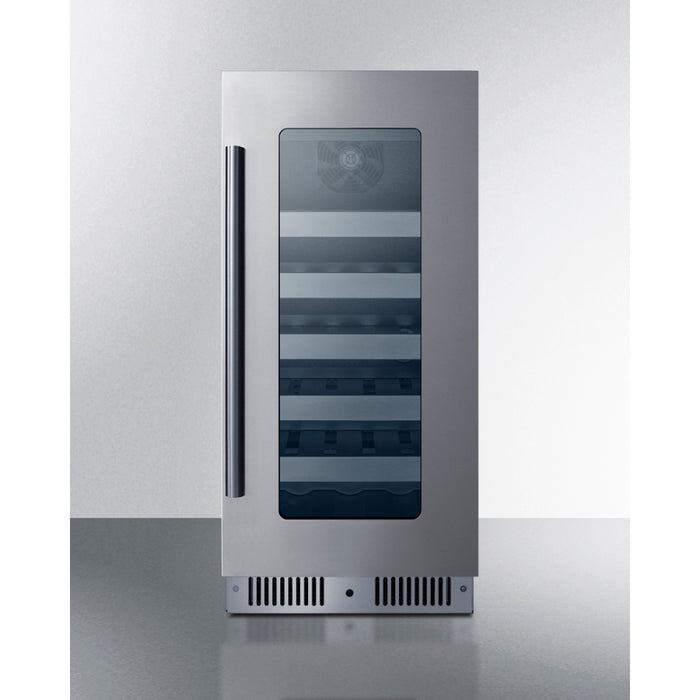 Summit CL155WC1 15" Single Zone Wine Cooler - 23 Bottles