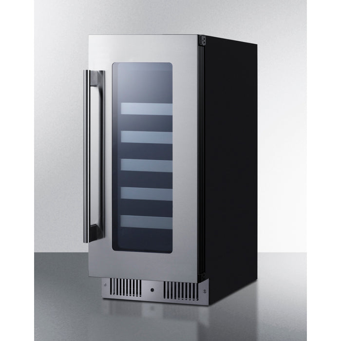 Summit CL155WC1 15" Single Zone Wine Cooler - 23 Bottles