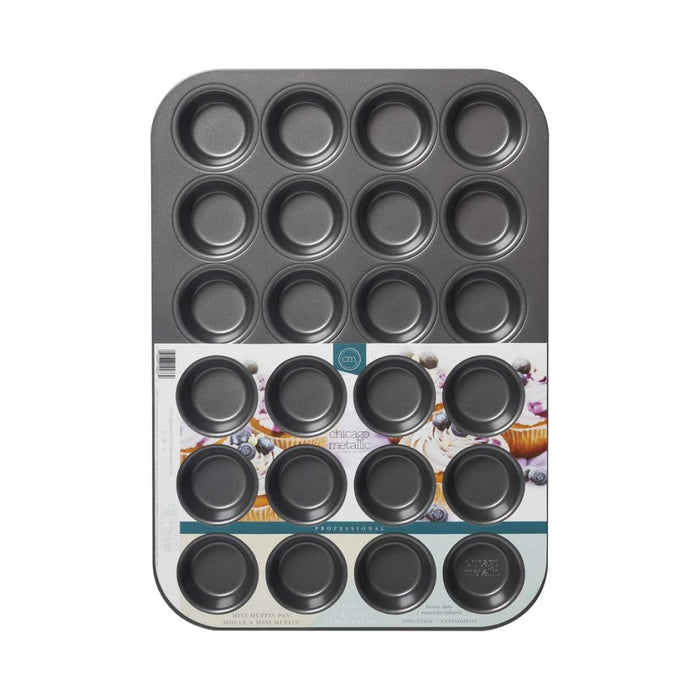 Chicago Metallic 24-Cup Mini Muffin Pan - CM16024CAN