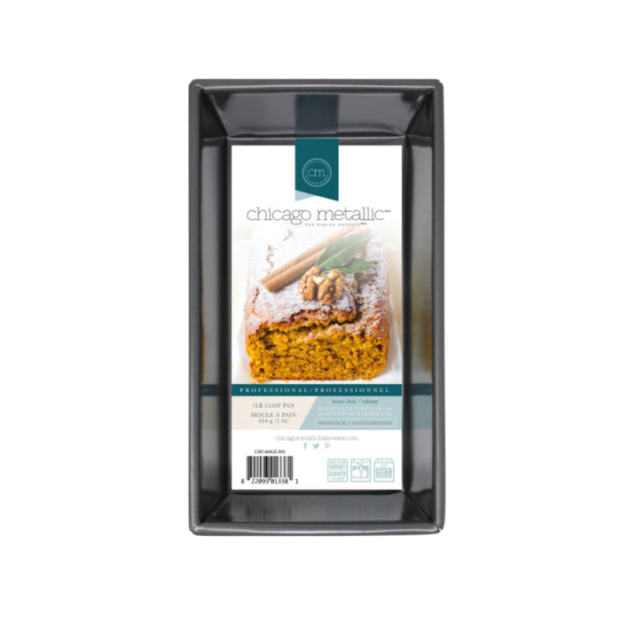 Chicago Metallic 8.5" x 4.5" 1 Lb. Loaf Pan - CM16042CAN