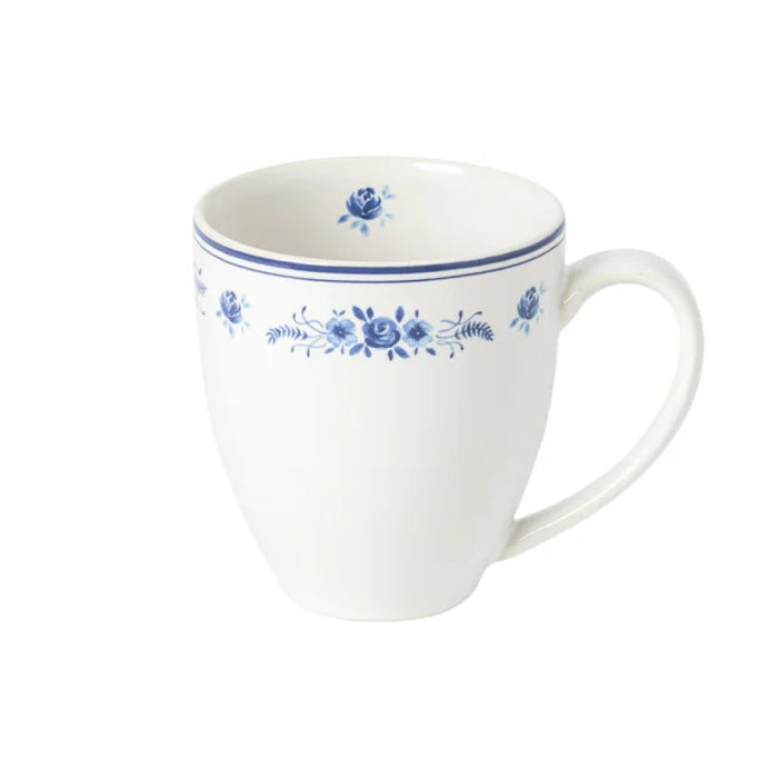 Costa Nova 14 Oz. Vila White-Blue Floral Stoneware Mug