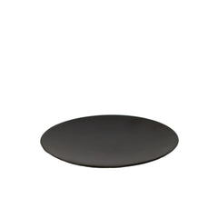 Nella 8" Matte Black Porcelain Plate - CP10108 BK