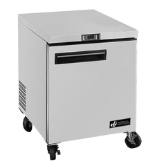 EFI CUDR1-27VC-R 27" Right-Hand 1-Door Stainless Steel Undercounter Refrigerator