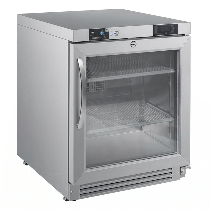 EFI Premier CUDR1-FB-24GDVCP 24" 1-Glass Door Undercounter Refrigerator - 4.2 Cu. Ft.