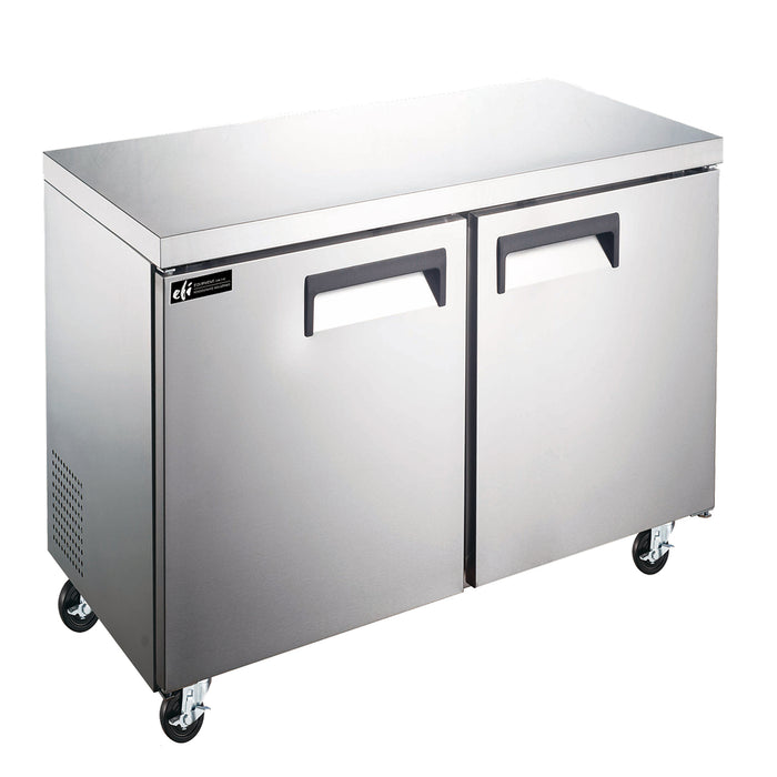 EFI CUDR2-36VCX 36" X-Line Solid 2-Door Undercounter Refrigerator - 8.2 Cu. Ft.