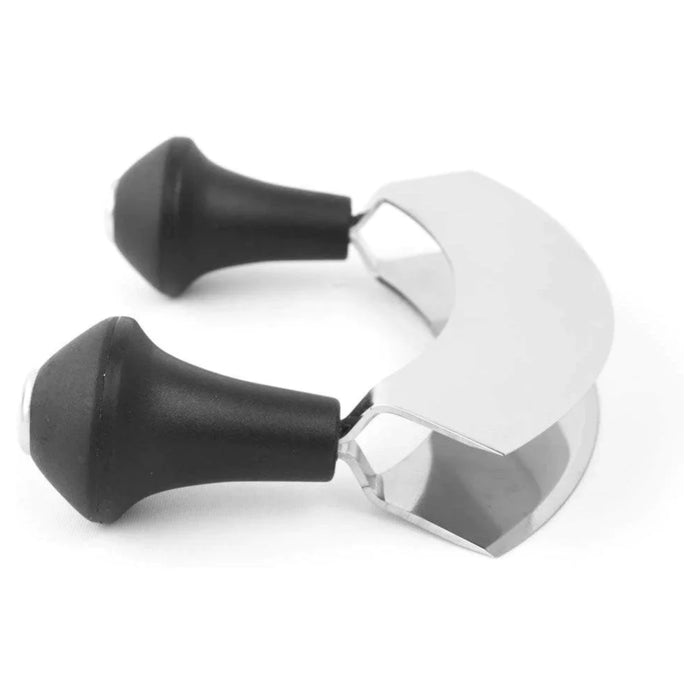 Cuisinox CHO-14 Stainless Steel Double Blade Mezzaluna Knife