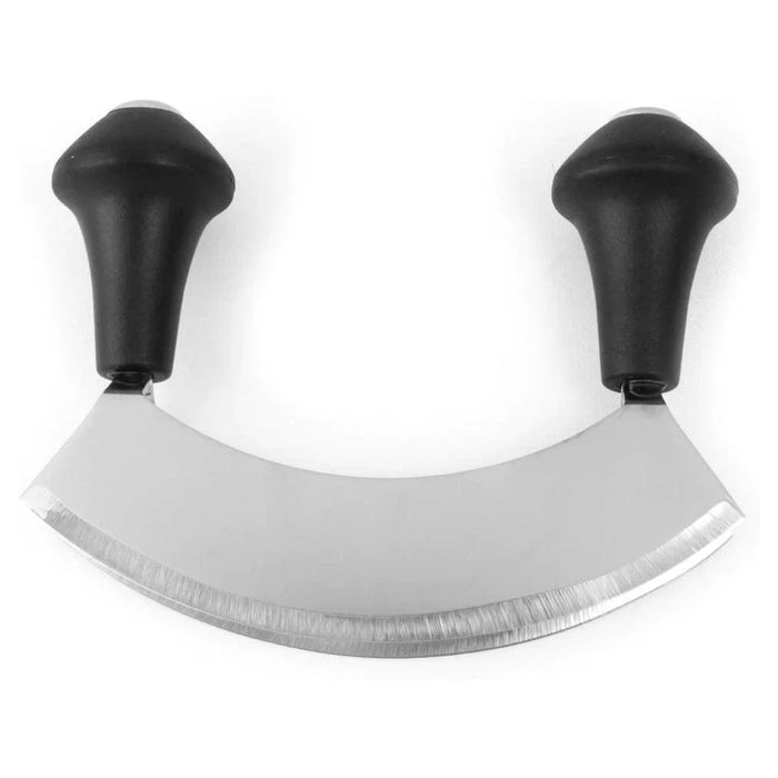 Cuisinox CHO-14 Stainless Steel Double Blade Mezzaluna Knife