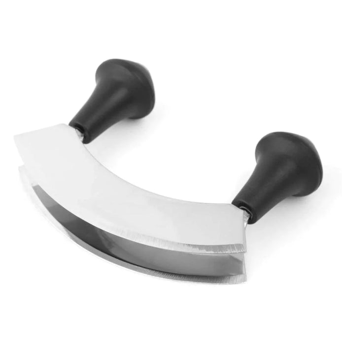 Cuisinox CHO-14 Stainless Steel Double Blade Mezzaluna Knife