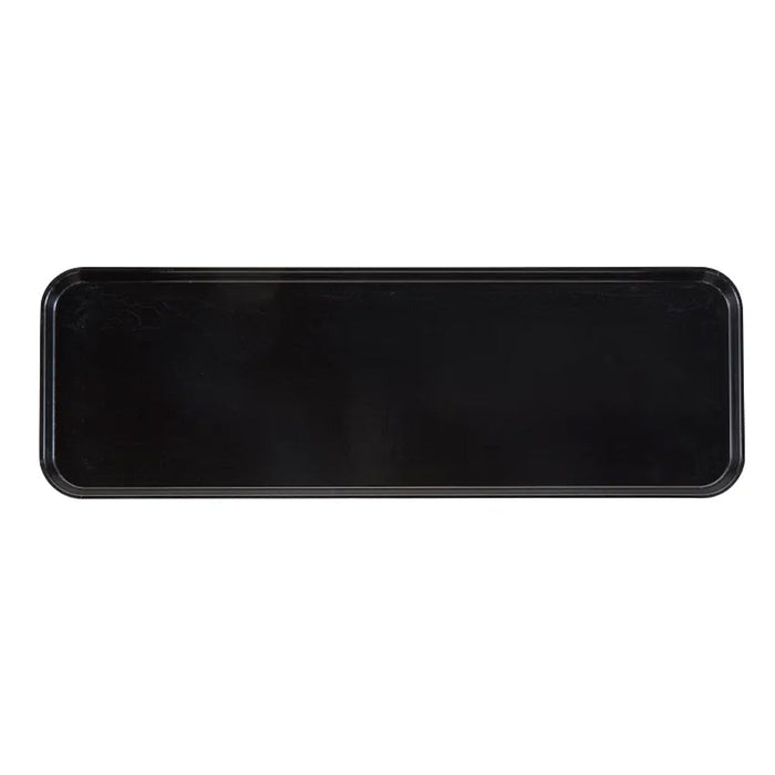 Cambro 8262MT110 8" x 26" Market Display Tray - Black