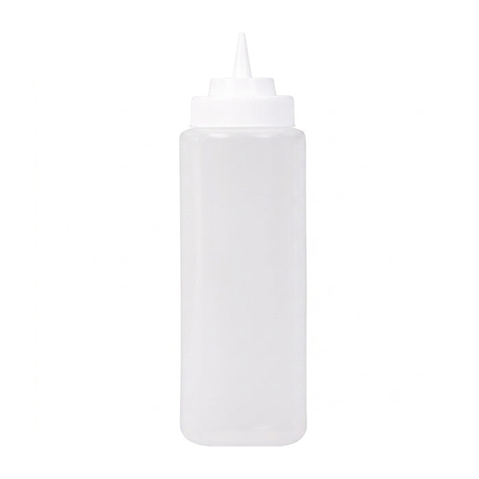 Nella 16 Oz. Clear Plastic Squeeze Bottle - 6/Pack