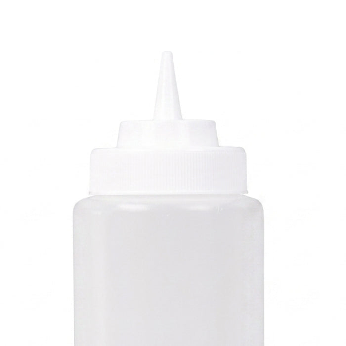Nella 16 Oz. Clear Plastic Squeeze Bottle - 6/Pack