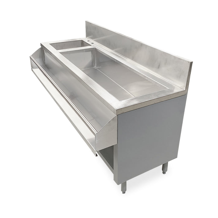 Nella 60" Cocktail Sink with Bar Rail - 60COCKTAIL