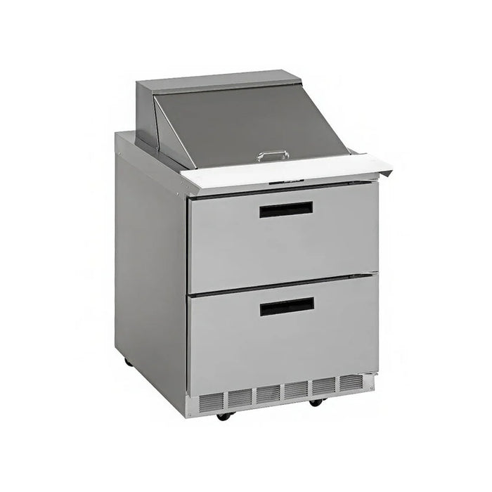 (SCRATCH & DENT) Delfield D4427N-12M-TH2 27" Mega Top 2-Drawer Salad/Sandwich Refrigerated Prep Table