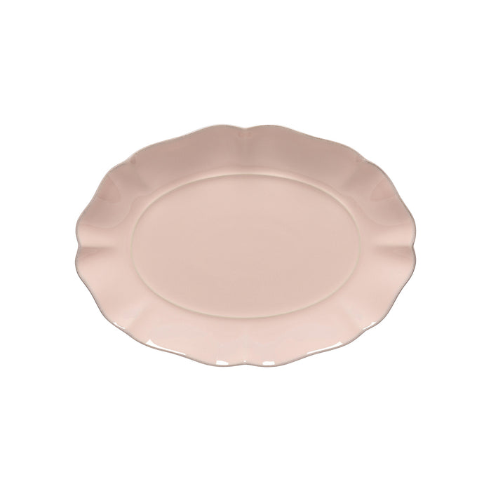 Costa Nova 11.75" x 8.25" Rosa Pink Oval Stoneware Serving Plate - DAA301-ROS
