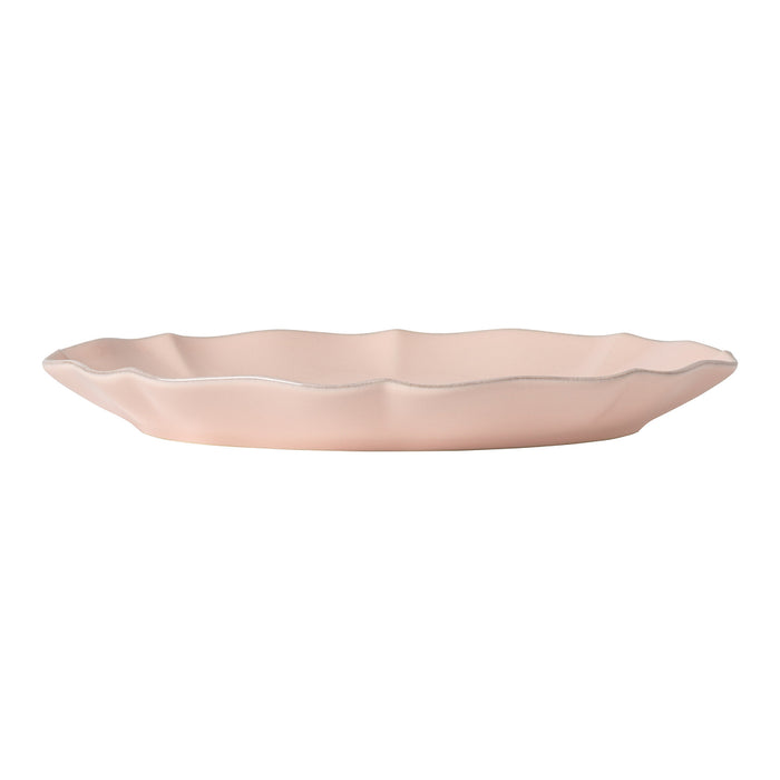 Costa Nova 11.75" x 8.25" Rosa Pink Oval Stoneware Serving Plate - DAA301-ROS